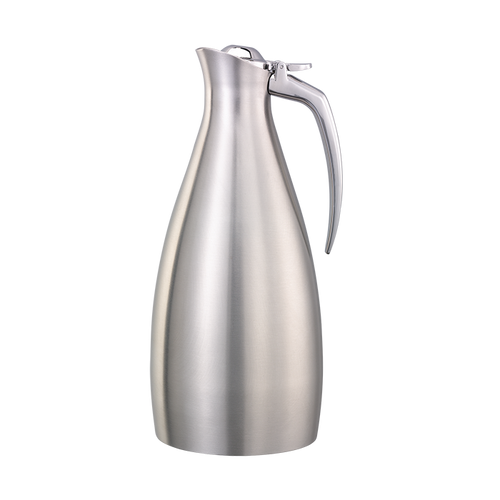 Service Ideas ALTU10BS 33.8 Oz. 18/8 Stainless Steel Brushed Body Polished Handle Altus Server