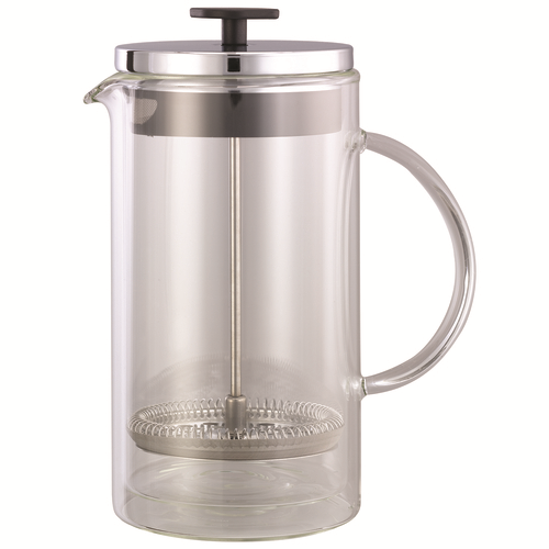 Service Ideas T899SR 33.8 Oz. Clear Double Wall Insulated French Coffee Press
