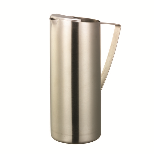 Service Ideas X7025BS 64.2 Oz. Stainless Steel Slim Profile Water Pitcher