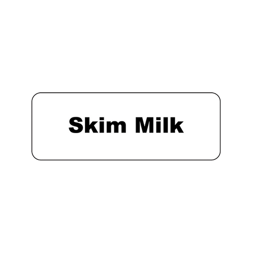 Service Ideas MT1SM Rectangular Magnetic "Skim Milk" MagneTag