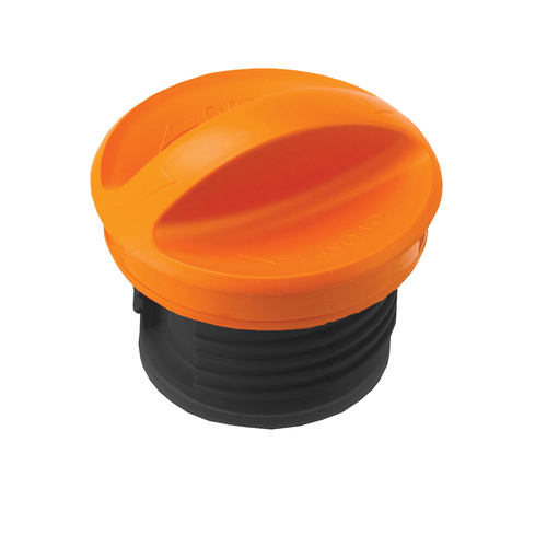 Service Ideas SSNLIDOR Orange Plastic Screw-On Replacement Lid