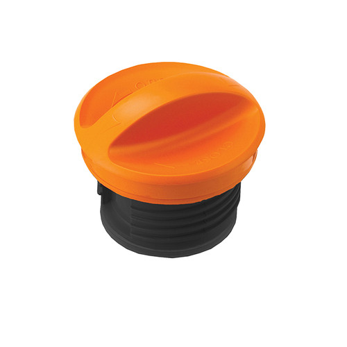 Service Ideas SSNLIDOR Orange Plastic Screw-On Replacement Lid
