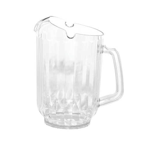 Service Ideas PCP60V2 60 Oz. Clear Tritan Co-Poly Blend Pitcher