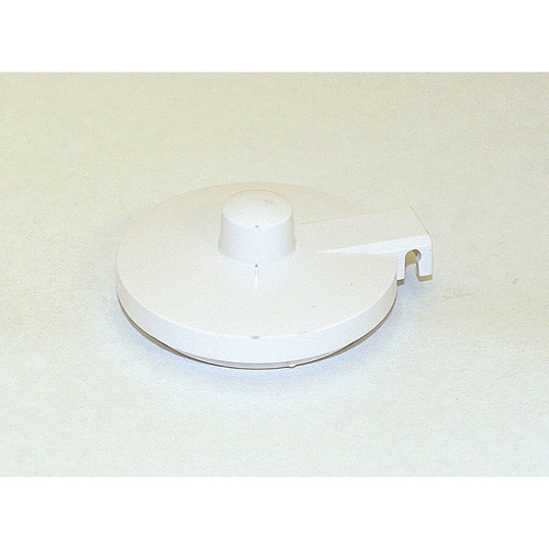 Service Ideas TPLWH 2.25" W White Plastic Teapot Replacement Lid for TS612