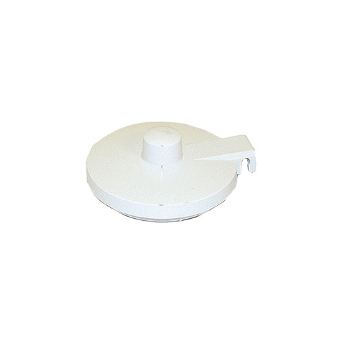 Service Ideas TPLWH 2.25" W White Plastic Teapot Replacement Lid for TS612
