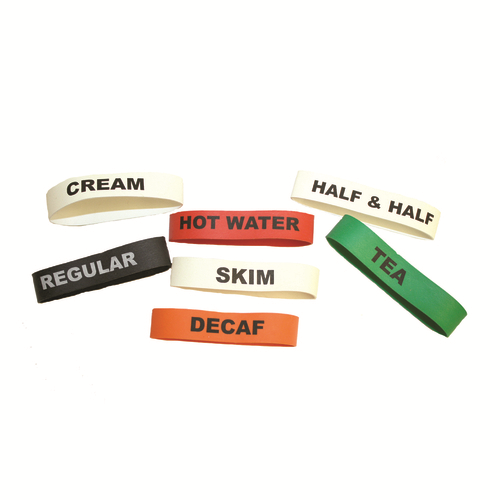 Service Ideas FBVARIETY Non-Toxic Rubber Flavorband Label Variety Pack