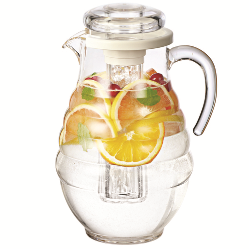 Service Ideas SWP33RB 101.4 Oz. Clear SAN Water Pitcher