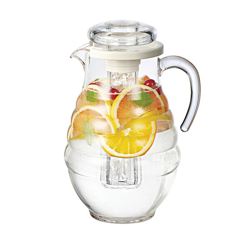 Service Ideas SWP33RB 101.4 Oz. Clear SAN Water Pitcher