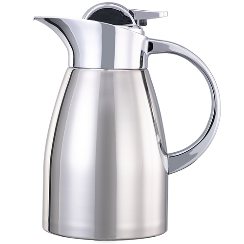 Service Ideas LVP1000 33.8 Oz. Polished Stainless Steel Elite Touch Coffee Server