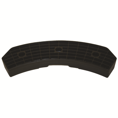 Service Ideas RRAP3DT 4" W x 15.5" D Black Plastic Rectangular Drip Tray