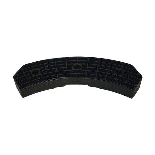 Service Ideas RRAP3DT 4" W x 15.5" D Black Plastic Rectangular Drip Tray