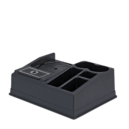 Service Ideas APLR15BL 17.5" W Black Plastic 5-Compartment Airpot Stand