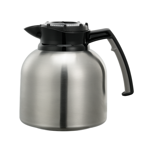 Service Ideas BNP19V4 64.2 Oz. 18/8 Stainless Steel Brushed Finish Brew 'N' Pour Carafe
