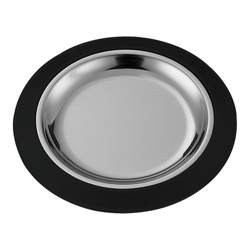 Service Ideas RT1025BLC 12.25" W Stainless Steel Round Thermo-Plate Platter