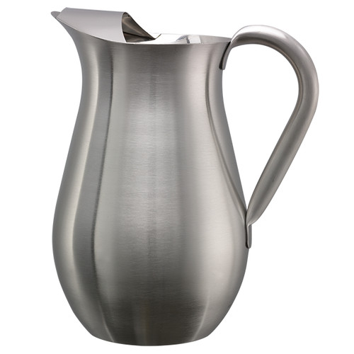 Service Ideas WPB2BS 67.6 Oz. Stainless Steel Non-Insulated Bell Pitcher
