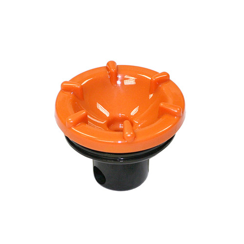 Service Ideas SJBTLOR Orange Plastic SteelVac Vacuum Carafe Lid