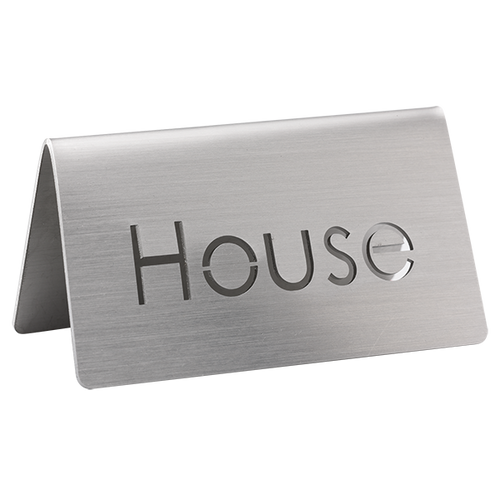 Service Ideas 1C-BF-HOUSE-MOD 1.5" H Metal "House" Beverage ID Tent