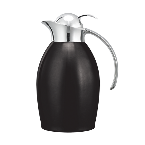 Service Ideas NIC10BSPBBX 33.8 Oz. Black Stainless Steel Nicollet Series Carafe