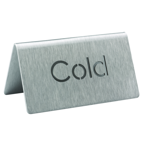 Service Ideas 1C-BF-COLD-MOD 1.75" W Stainless Steel Brushed Finish