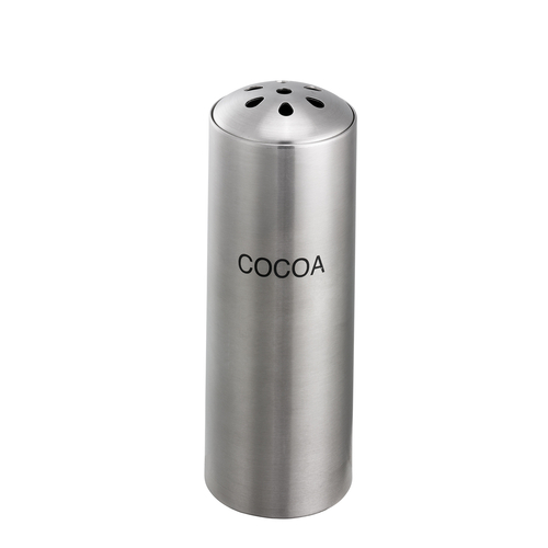 Service Ideas STCTEARCOCOA 2" W Stainless Steel Perforated Shaker