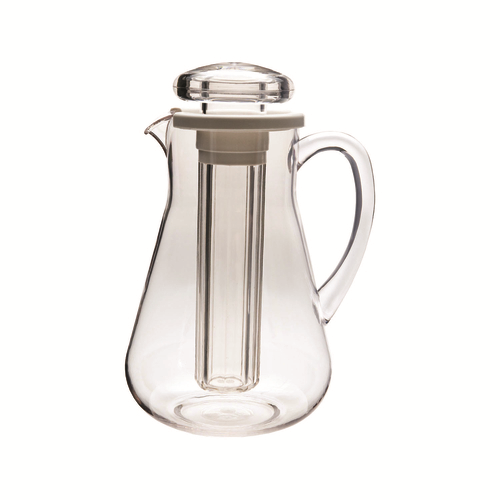 Service Ideas MWP19SB 67.2 Oz. Clear Poly Blend Ice Tube Pitcher