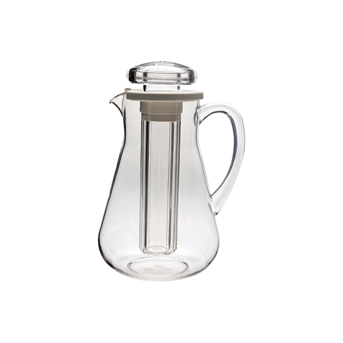 Service Ideas MWP19SB 67.2 Oz. Clear Poly Blend Ice Tube Pitcher