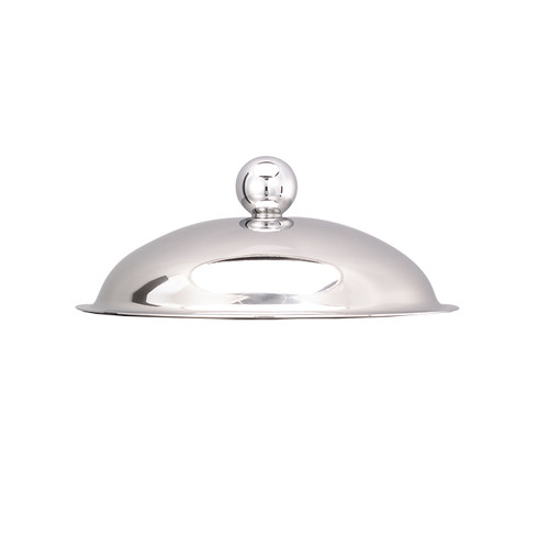 Service Ideas VURN30LKCH 9.5" W Chrome Gasket Lid with Knob