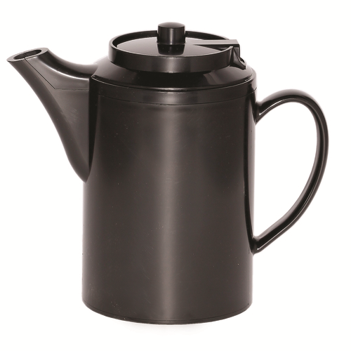 Service Ideas TS612BL 16 Oz. Black Plastic Teapot
