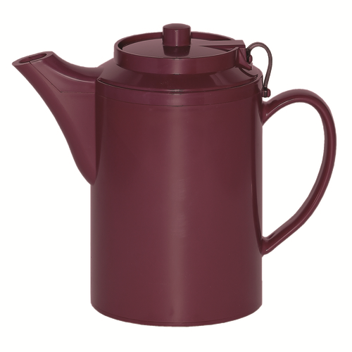Service Ideas TST612BU 16 Oz. Burgundy Plastic Teapot