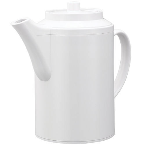 Service Ideas TS612WH 16 Oz. White Plastic Teapot