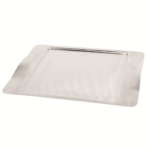 Service Ideas SB-43 16.5" W Stainless Steel Square Mod18 Steelworks Tray