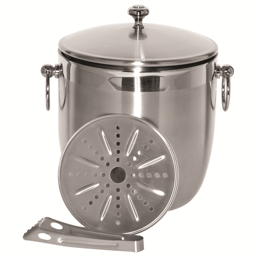 Service Ideas IB3BS 101.4 Oz. Round 18/8 Stainless Steel Ice Bucket