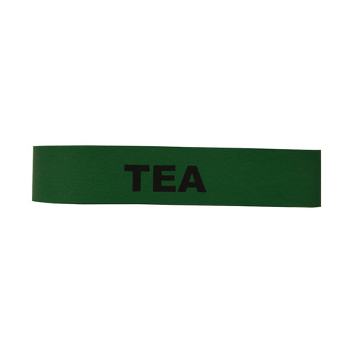 Service Ideas FBTEA "Tea" Non-Toxic Rubber Flavorband Label