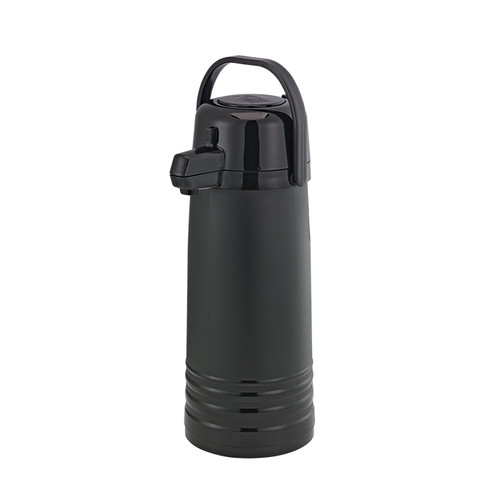Service Ideas ECA22PBLMAT 2.2 L. Plastic Push Button Black Eco-Air Airpot