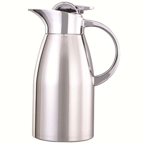 Service Ideas LVP1500 50.7 Oz. Polished Stainless Steel Elite Touch Coffee Server