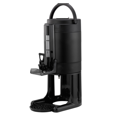 Service Ideas GIU1GV2BLK 1 Gal. Black Stainless Vacuum Insulated Universal Thermal Container