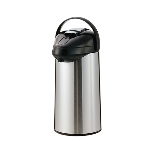 Service Ideas SSAL375 125 Oz. Stainless Steel SteelVac Premium Airpot