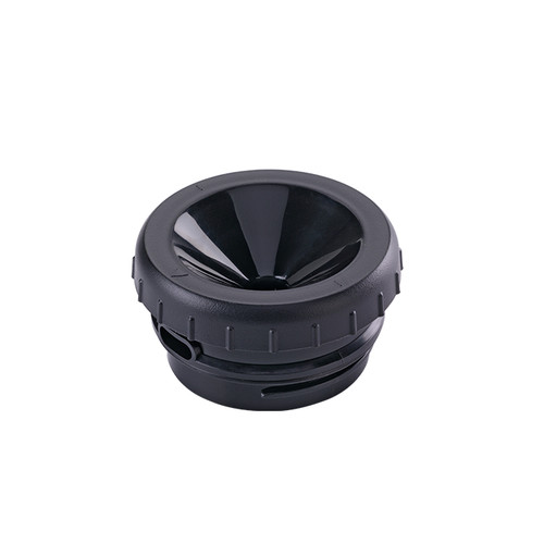 Service Ideas FCCBTLBLK Black Plastic Push Button Brew Thru Beverage Carafe Lid Only for FCC Series