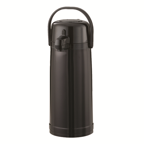 Service Ideas ECA22PBL 2.2 L. Plastic Push Button Black Lid Eco-Air Airpot
