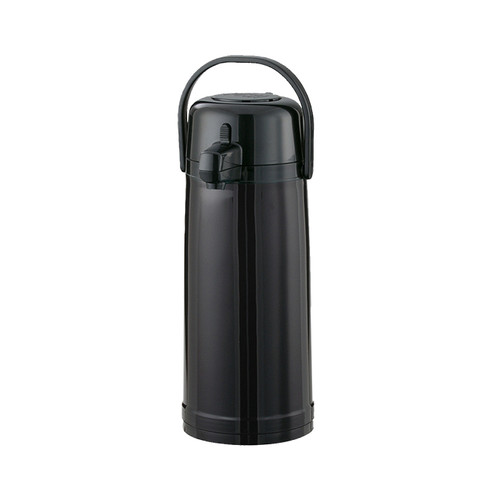 Service Ideas ECA22PBL 2.2 L. Plastic Push Button Black Lid Eco-Air Airpot