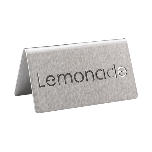 Service Ideas 1C-BF-LEMONADE-MOD 1.5" H Metal "Lemonade" Beverage ID Tent