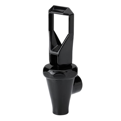 Service Ideas 080101 2" W Black Jewel Classic Beverage Dispenser Spigot