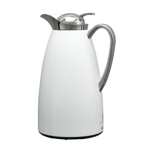 Service Ideas CJZS1WHT 33.8 Oz. Brushed Finish Stainless Steel Classy Vacuum Carafe