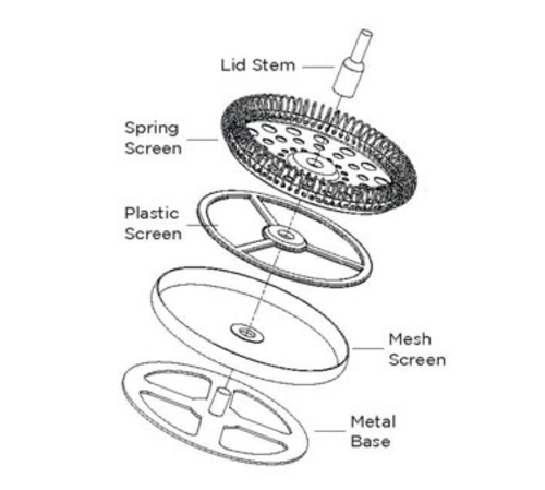 Service Ideas CBNS3HNDL Black Plastic Cold Brew 'N' Serv­­ Handle Only