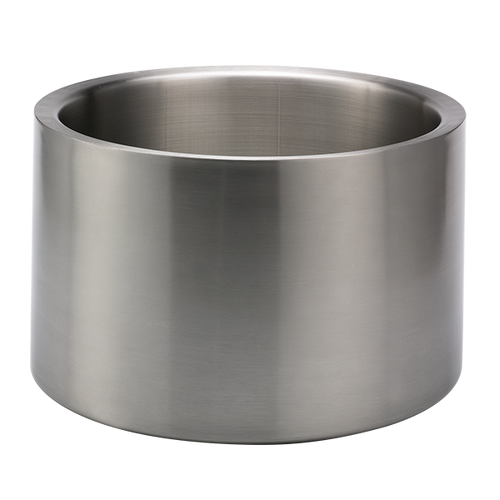 Service Ideas PT7BS 7 Gal. Round Stainless Steel Metallic Elements Party Tub