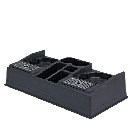 Service Ideas APLR25BL 26" W Black Plastic 5-Compartment Airpot Stand