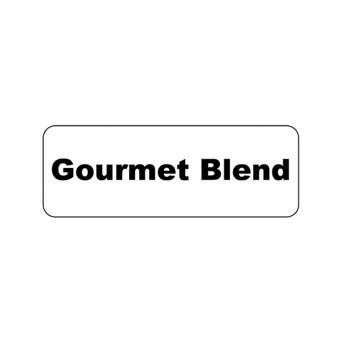 Service Ideas MT1GB Rectangular Magnetic "Gourmet Blend" MagneTag