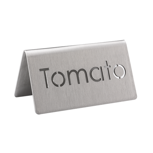 Service Ideas 1C-BF-TOMATO-MOD 1.5" H Metal "Tomato" Beverage ID Tent