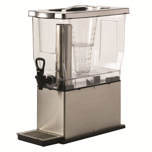 Service Ideas CBDT3SS 3 Gal. Clear Tritan Container Beverage Dispenser