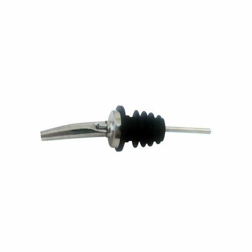 Omcan USA 80850 Stainless Steel with Black Plastic Stopper Pourer (12 Per Pack)
